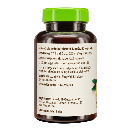 BioMenü bio Zázvor kapsuly 60 ks