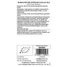 BioMenü Bio Modrá Spirulina prášok 60 g dátový štítok