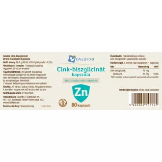 Caleido Bisglycinát Zinočnatý kapsuly 60 ks obrázok produktu