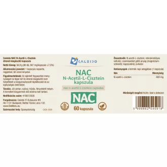 Caleido NAC N-Acetyl-L-Cysteín kapsuly 60 ks obrázok produktu