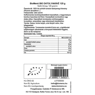 BioMenü Datľová káva 125 g obrázok produktu