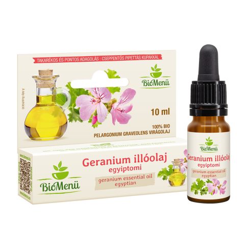 BioMenü Bio Geranium (egyptský) esenciálny olej 10 ml
