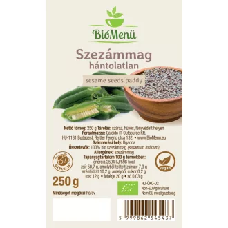 BioMenü Bio SEZAMOVÉ SEMENÁ nelúpané 250 g obrázok produktu