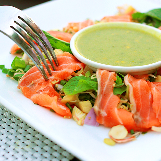 Spirulinovo-wasabi dresing